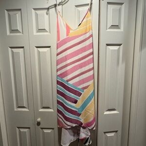 Cupshe Multicolor Striped Midi Dress